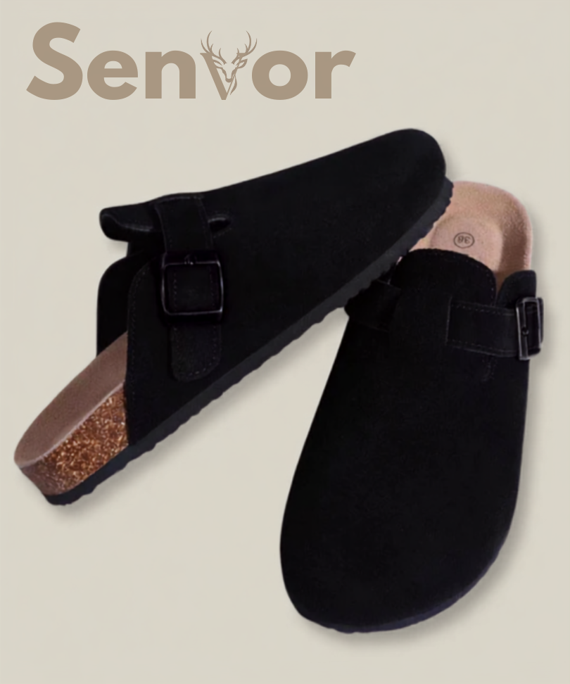 Senvor Bergen Wildleder-Komfortclogs