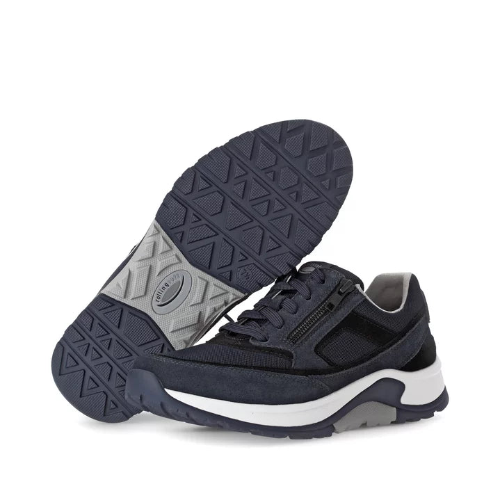 Blauer Low-Top-Sneaker