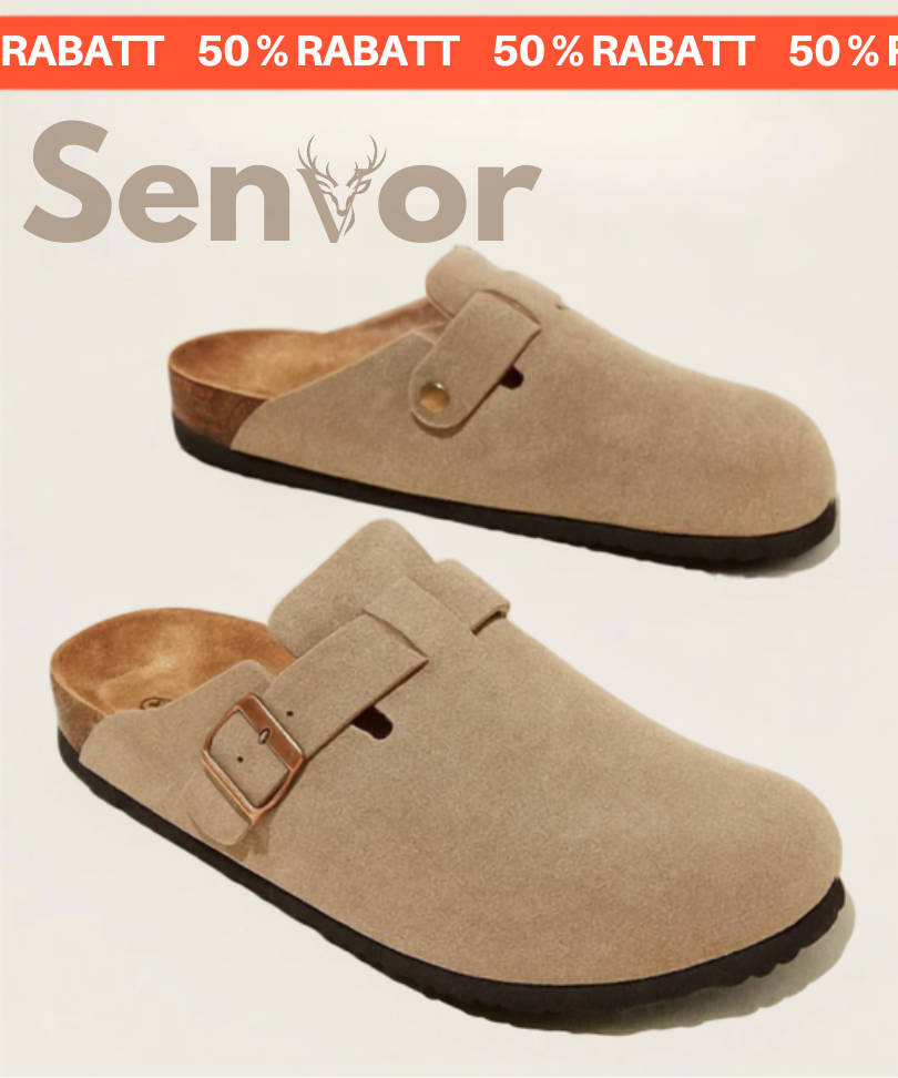 Senvor Bergen Wildleder-Komfortclogs