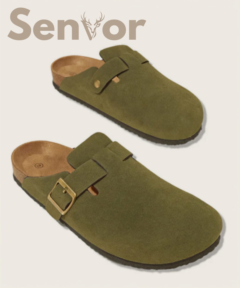 Senvor Bergen Wildleder-Komfortclogs