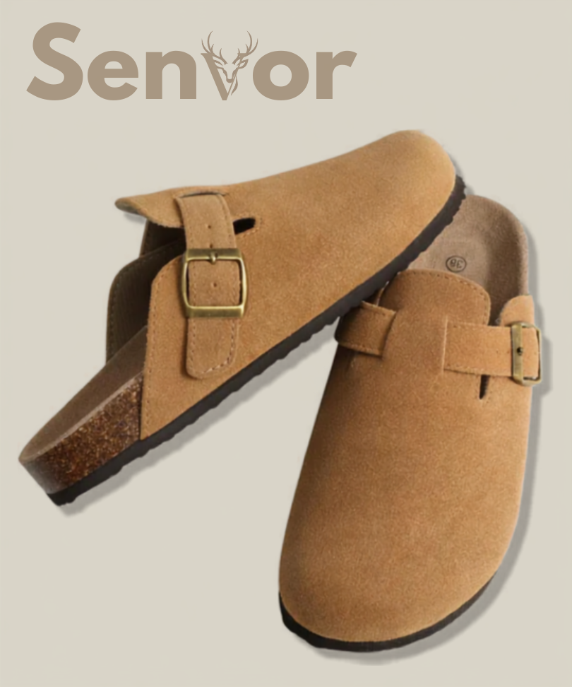 Senvor Bergen Wildleder-Komfortclogs
