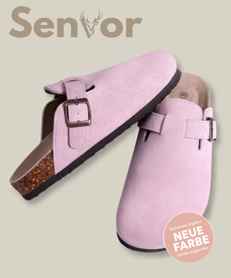 Senvor Bergen Wildleder-Komfortclogs